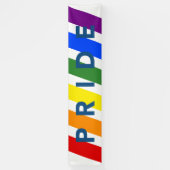LGBTQ PRIDE regenboogstrepen Spandoek (Verticaal)