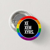 LGBTQ Pride Ronde Button 3,2 Cm (Voorkant /achterkant)