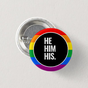 LGBTQ Pride Ronde Button 3,2 Cm
