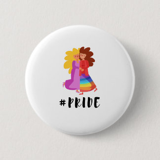 LGBTQ+ #Pride Ronde Button 5,7 Cm