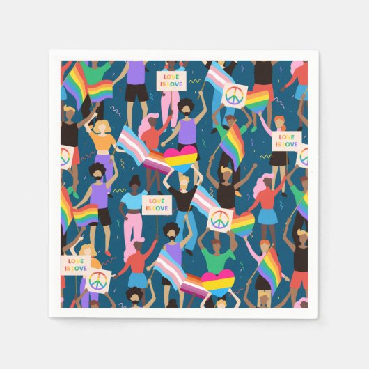 LGBTQ+ Pride Servet (Voorkant)