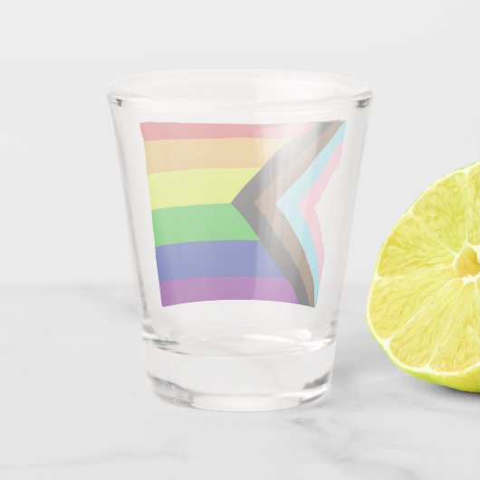 LGBTQ+ Pride Shot Glas (Achterkant)