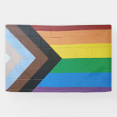LGBTQ+ Pride Spandoek (Horizontaal)