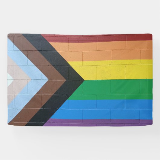 LGBTQ+ Pride Spandoek (Horizontaal)