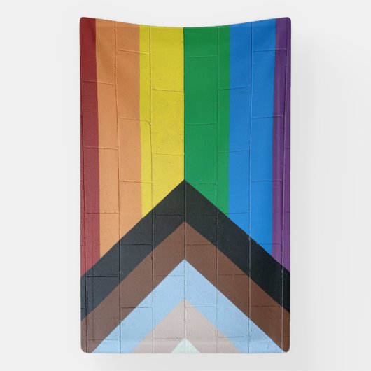 LGBTQ+ Pride Spandoek (Verticaal)
