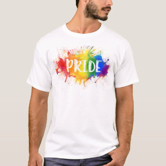LGBTQ Pride Splash Waterverf Rainbow-Shirt T-shirt