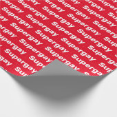 LGBTQ Pride  Supergay Cadeaupapier (Hoek)