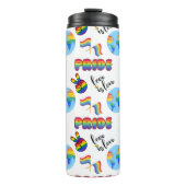 LGBTQ+ Pride Thermal Tumbler Thermosbeker (Voorkant)