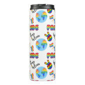 LGBTQ+ Pride Thermal Tumbler Thermosbeker (Achterkant)