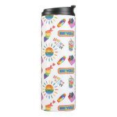 LGBTQ+ Pride Thermal Tumbler Thermosbeker (Gedraaid links)
