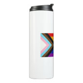 LGBTQ+ Pride Thermosbeker (Gedraaid links)