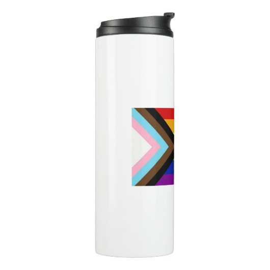 LGBTQ+ Pride Thermosbeker (Gedraaid links)