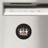 LGBTQ - Pride - Tuinkabouter - Regenboogkleur Magneet (Insitu (Vaatwasser))
