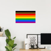 LGBTQ Pride-vlag (8 Strepen) Poster (Thuiskantoor)