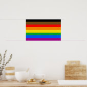 LGBTQ Pride-vlag (8 Strepen) Poster (Keuken)