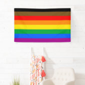 LGBTQ Pride-vlag (8 Strepen) Spandoek (Insitu)