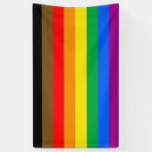 LGBTQ Pride-vlag (8 Strepen) Spandoek (Verticaal)