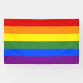 LGBTQ Pride Vlag Regenboog Strepen Spandoek