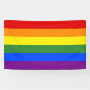 LGBTQ Pride Vlag Regenboog Strepen Spandoek