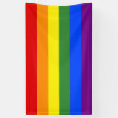 LGBTQ Pride Vlag Regenboog Strepen Spandoek (Verticaal)