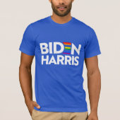 LGBTQ Pride voor Biden Harris T-shirt (Voorkant)