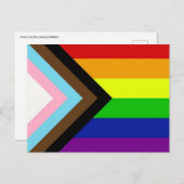 LGBTQ+ Prioriteit Briefkaart (Voorkant / Achterkant)