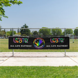 LGBTQ+ Pro-Life-banner Spandoek