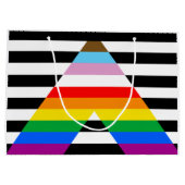 LGBTQ Progress Ally Pride Vlag Groot Cadeauzakje (Achterkant)