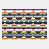 LGBTQ Progress Ally Pride Vlag Inpakpapier Vel (Voorkant 2)