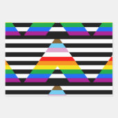 LGBTQ Progress Ally Pride Vlag Inpakpapier Vel (Voorkant)