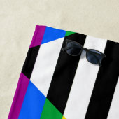 LGBTQ Progress Ally Pride Vlag Strandlaken (In situ)