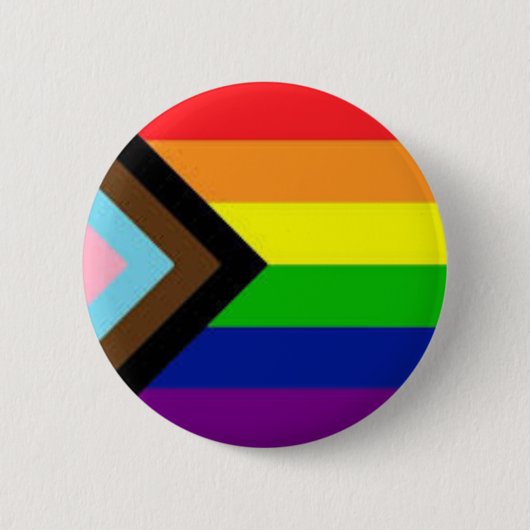 LGBTQ+ Progress Pin Button (Voorkant)