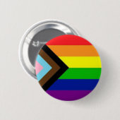 LGBTQ+ Progress Pin Button (Voorkant /achterkant)