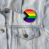LGBTQ+ Progress Pin Button (In situ)