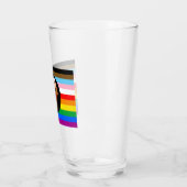 LGBTQ+ Progress POC Pride-vlag Glas (Links)
