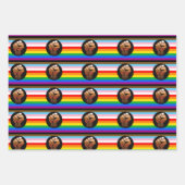 LGBTQ+ Progress POC Pride-vlag Inpakpapier Vel (Voorkant 2)