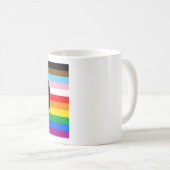 LGBTQ+ Progress POC Pride-vlag Koffiemok (Voorkant rechts)
