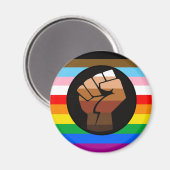 LGBTQ+ Progress POC Pride Vlag Magneet (Voorkant / Achterkant)