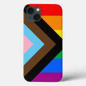 LGBTQ+ Progress Pride Case-Mate iPhone Case (Achterkant)