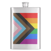 LGBTQ+ Progress Pride Flacon (Voorkant)