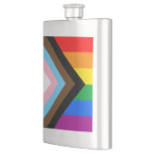 LGBTQ+ Progress Pride Flacon (Links)