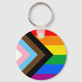 LGBTQ+ Progress Pride Flag Sleutelhanger
