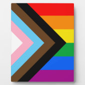 LGBTQ+ Progress Pride Fotoplaat (Voorkant)