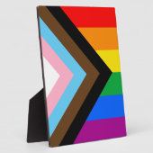LGBTQ+ Progress Pride Fotoplaat (Zijkant)