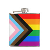 LGBTQ+ Progress Pride Heupfles (Voorkant)