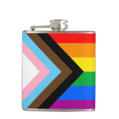 LGBTQ+ Progress Pride Heupfles (Voorkant)