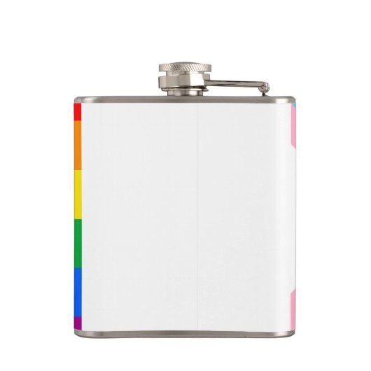 LGBTQ+ Progress Pride Heupfles (Achterkant)
