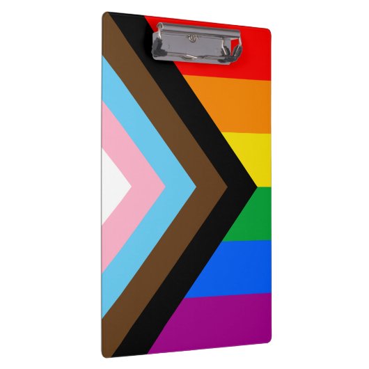 LGBTQ+ Progress Pride Klembord (Rechts)