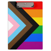 LGBTQ+ Progress Pride Klembord (Voorkant)