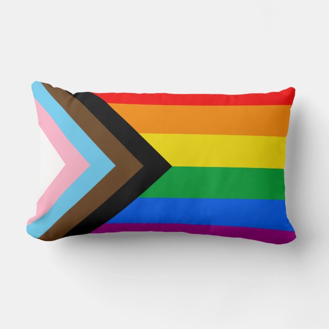 LGBTQ+ Progress Pride Kussen (Voorkant)